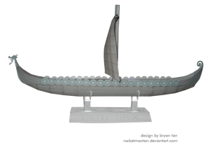 viking_longship_paper_model